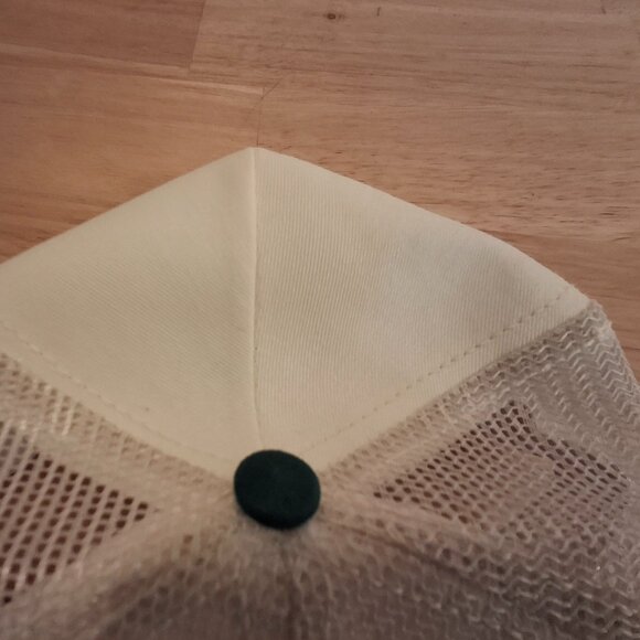 Vintage 90's Budweiser Bass Anglers Trucker Mesh Hat Anheuser-Busch Snapback - Picture 3 of 7